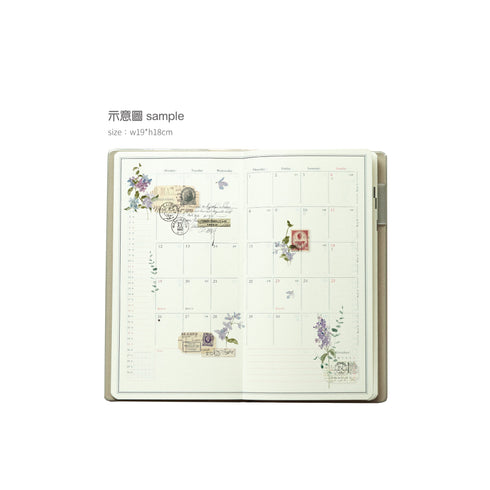 MU Lifestyle Vintage POSTCARDS Stamp Ephemera Travel Ephemera Print-On Stickers Rub-On Stickers Transfer Stickers Translucent Stickers | 233