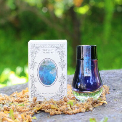 Dominant Industry Ink LES NYMPHÉAS LES Nuages Painter's Series Glitter Fountain Pen Ink Handmade Dip Pen Ink Hand Crafted Bottle Ink | 25ml