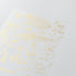 Midori Gold FOIL SEA Creatures Transfer Stickers Whales Jellyfish Print-On Stickers Rub-On Stickers Transfer Sticker Translucent | 2618
