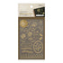 Midori Gold FOIL RECORD Motif Transfer Stickers Journaling Book Log Print-On Stickers Rub-On Stickers Transfer Sticker Translucent | 2615