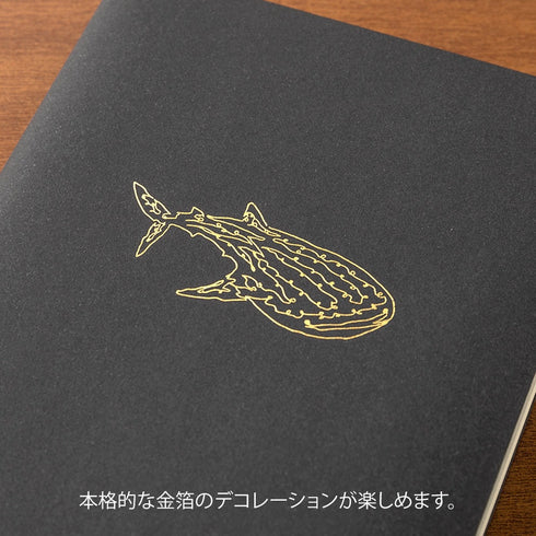 Midori Gold FOIL SEA Creatures Transfer Stickers Whales Jellyfish Print-On Stickers Rub-On Stickers Transfer Sticker Translucent | 2618