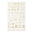 Midori Gold FOIL CELEBRATION Banners Transfer Stickers Gifts Balloons Print-On Stickers Rub-On Stickers Transfer Sticker Translucent | 2622