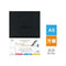 Sakae A5 Tomoe River 52gsm 5mm BLANK Plain Fountain Pen Paper Bleed Proof Soft Cover Notebook Lay Flat | 192 Pages SR-A5NB-MW