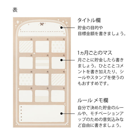 MIDORI PATTERN Reinforced Saving Envelope Money Storage Envelope Budgeting Envelope Money Storage Money Receipt Storage | 2 Envelopes