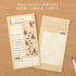 MIDORI BROWN BEAR Reinforced Saving Envelope Money Storage Envelope Budgeting Envelope Money Budgeting Receipt Storage | 2 Envelopes