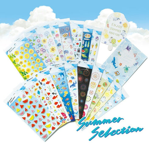 Mindwave 2023 Collection SUNFLOWER Seals Kiji Shoji Seals Washi Stickers Seals Bujo Stickers Scrapbooking Stickers | 81206