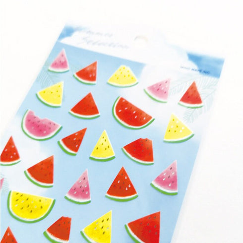Mindwave 2023 Collection MELON FRUIT Seals Kiji Shoji Seals Washi Stickers Seals Bujo Stickers Scrapbooking Stickers | 81214