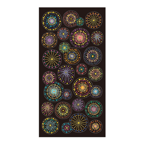 Mindwave 2023 Collection FIREWORKS Seals Kiji Shoji Seals Washi Stickers Seals Bujo Stickers Scrapbooking Stickers | 81220