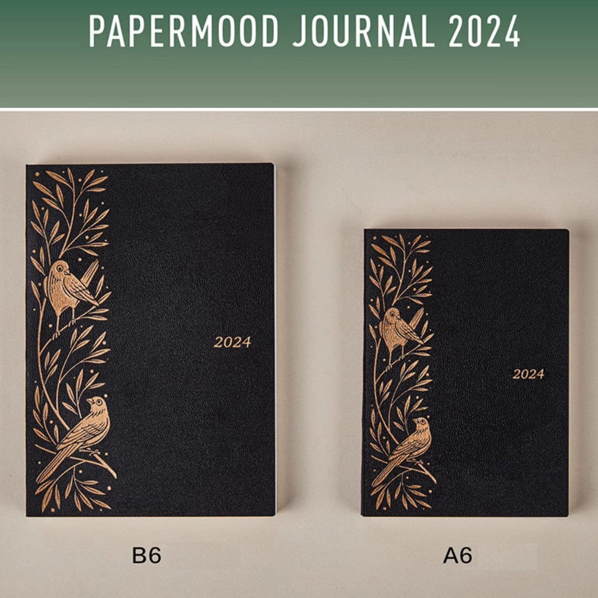 2024 B6 & A6 Papermood SINGLE Book Tomoe River 52gsm One Day Per Page