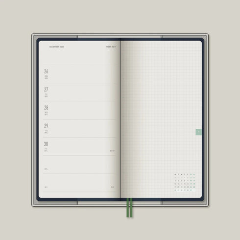 2024 Papermood LA VIE En Rose WEEKS 70gsm Italian Paper Hardcover Weekly Planner Travel Planner Weekly Planner Weekly Layout | 192 Pages