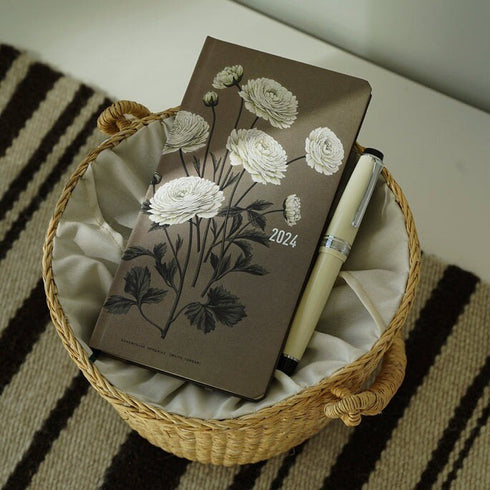 2024 Papermood BUTTERCUP WEEKS 70gsm Italian Paper Hardcover Weekly Planner Travel Planner Weekly Planner Weekly Layout | 192 Pages