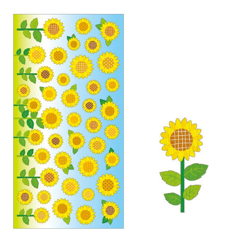 Mindwave 2023 Collection SUNFLOWER Seals Kiji Shoji Seals Washi Stickers Seals Bujo Stickers Scrapbooking Stickers | 81206