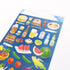 Mindwave 2023 Collection SUMMER FOODS Seals Kiji Shoji Seals Washi Stickers Seals Bujo Stickers Scrapbooking Stickers | 81212