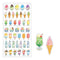 Mindwave 2023 Collection ICE CREAM Treats Sweets Seals Kiji Shoji Seals Washi Stickers Seals Bujo Stickers Scrapbooking Stickers | 81213