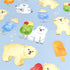 Mindwave 2023 Collection POLAR Bear & SMOOTHIES Seals Kiji Shoji Seals Washi Stickers Seals Bujo Stickers Scrapbooking Stickers | 81223