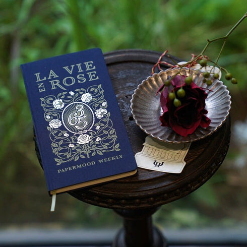 2024 Papermood LA VIE En Rose WEEKS 70gsm Italian Paper Hardcover Weekly Planner Travel Planner Weekly Planner Weekly Layout | 192 Pages