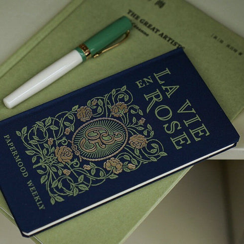 2024 Papermood LA VIE En Rose WEEKS 70gsm Italian Paper Hardcover Weekly Planner Travel Planner Weekly Planner Weekly Layout | 192 Pages