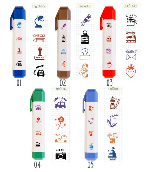 MY DESK Sanby & Eric Schedule Stamps Light Check Nice Phone Stamps Notebook Stamps Planner Stamps Bujo Stamps | eric-icon-01