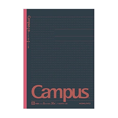 TODAI Kokuyo B5 Campus Notebook Semi B5 Dotted 6mm Pre-dotted Notebook Semi B5 Pre-Dotted-line 30 Sheets 60 Pages | 3CDBTN Random Color