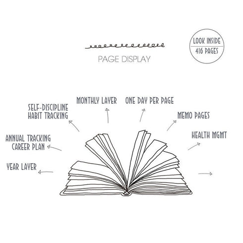 BLUE 2024 B6 Chuyu Planner TOMOE River One Day Per Page With PVC Cover Cousin Techo Planner Notebook Journal | 416 Pages