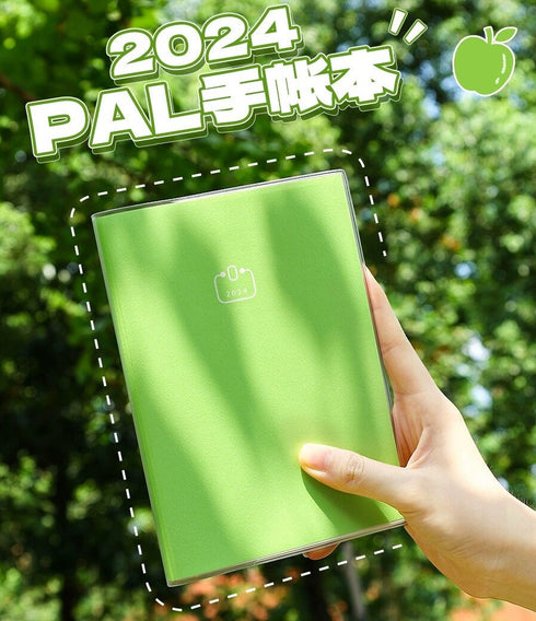 2024 B6 KOKUYO PAL Planner Week At A Glance With PVC Cover Mio Paper Planner Cousin Techo Planner Notebook Journal | 192 Pages