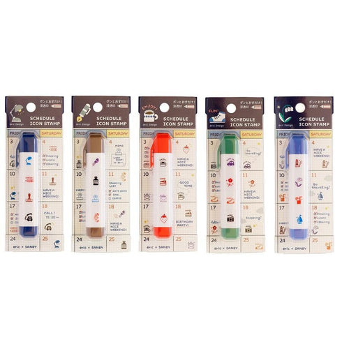 RELAX Sanby & Eric Schedule Stamps Lighthouse Flower Drink Sailing Stamps Notebook Stamps Planner Stamps Bujo Stamps | eric-icon-05