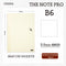 B6 TOMOE River Crena 3.5mm GRID 52gsm Notebook Lay-Flat Notebook Tomoe River Notebook The Note Pro | 128 x 182mm 384 Pages *RECOMMEND*