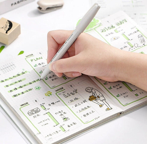 2024 B6 KOKUYO PAL Planner Week At A Glance With PVC Cover Mio Paper Planner Cousin Techo Planner Notebook Journal | 192 Pages