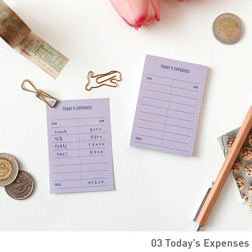 Make-A-Memo STICKY Note PAPERIAN Make A Memo Weekly Plan Daily This Was Notes Shopping List To Do List Expense Record & More | 50 X 74mm