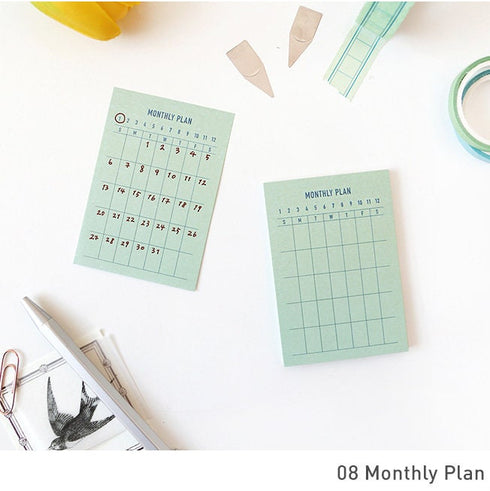 Make-A-Memo STICKY Note PAPERIAN Make A Memo Weekly Plan Daily This Was Notes Shopping List To Do List Expense Record & More | 50 X 74mm