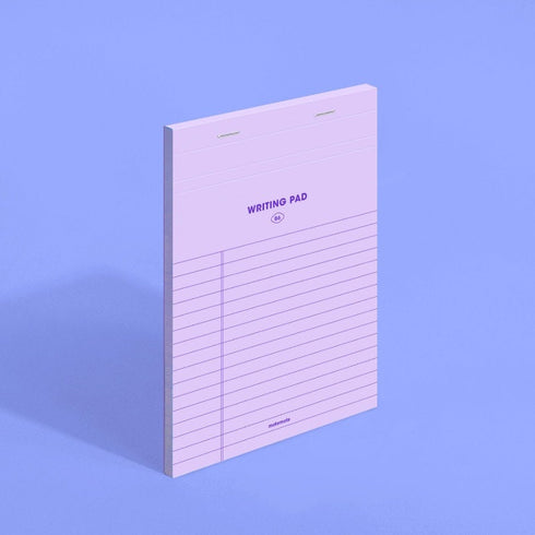 PURPLE MoteMote B6 Writing Pad 100gsm Notepad 7mm Ruled B6 Legal Pad | 60 Sheets