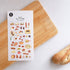 Suatelier Sonia FOOD TRIP #7 Croissant Bagel Sandwich Baguette Cookies Milk PVC Transparent Stickers Clear Stickers | 1156