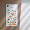 Suatelier Sonia HEHE Laughing Vegetables Broccoli Peas Tomatoes Carrots Mushrooms Onions PVC Transparent Stickers Clear Stickers | 1153
