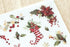 MU Lifestyle HOLIDAY Print-On Stickers Poinsettia Warmth Bells Stockings Trumpet Rub-On Stickers Transfer Sticker Translucent Sticker | 1014