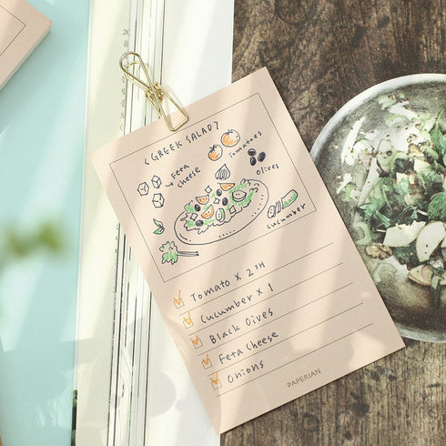 Make-A-Memo MY CHECKLIST PAPERIAN Shopping List To Do List Expense Record & More | 70 X 110MM