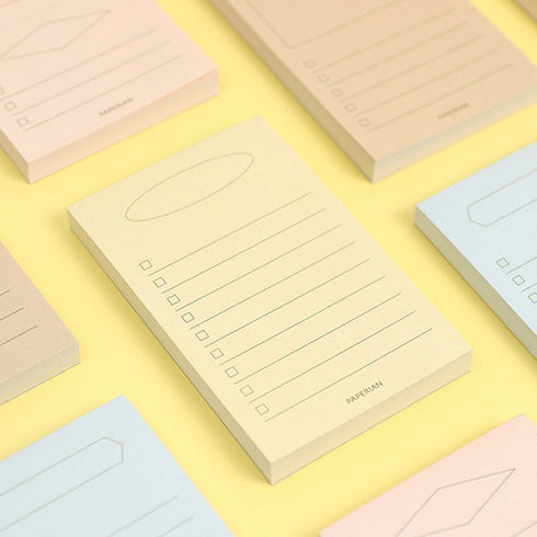 Make-A-Memo MY CHECKLIST PAPERIAN Shopping List To Do List Expense Record & More | 70 X 110MM