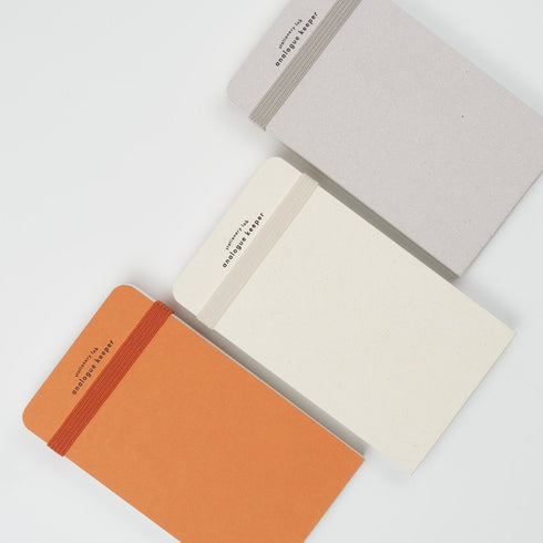 Analogue Keepers SUNSET Handy Diary 6 MONTH HORIZONTAL Planner Undated Planner Daily Planner 100gsm Dairy Elastic Band | 120×70mm 128 Pages