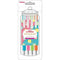 LOLLIPOP Zebra American Sweet Color Sarasa NANO 0.3mm Push Clip Gel Pen Set Micro Fine Gel Pen Retro Colors Gel Pen | JJH72-4C-GL