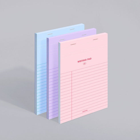 PINK MoteMote B6 Writing Pad 100gsm Notepad 7mm Ruled B6 Legal Pad | 60 Sheets