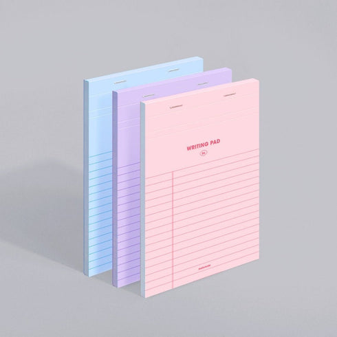 PURPLE MoteMote B6 Writing Pad 100gsm Notepad 7mm Ruled B6 Legal Pad | 60 Sheets