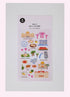 Suatelier Sonia TRIP To SINGAPORE Kaya Toast Botanical Garden Merlion Park PVC Transparent Stickers Clear Stickers | 1157