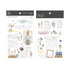 MU Lifestyle ARTIST Painting Palette Suitcase Brushes Print-On Stickers Rub-On Stickers Transfer Stickers Translucent Stickers | 239
