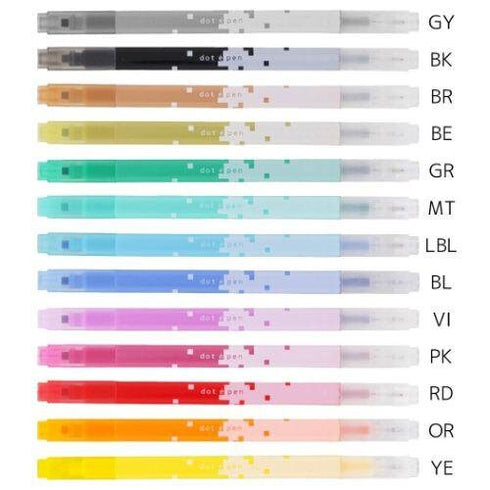 GRAY SINGLE SUNSTAR Dot E Dual-Sided Marker Square Highlighter Marker Square Checkbox Marker Checklist Marker Highlighter | S4541790