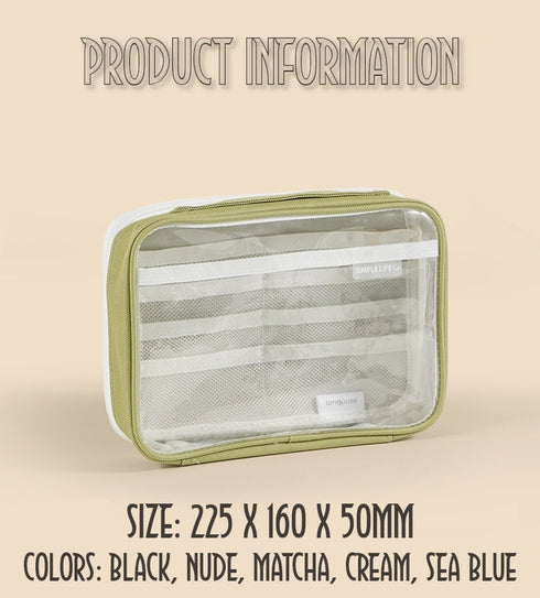 BLACK XL PEN Case Languo Pencil Case Extra Large Pen CaseTravel Case Storage Case Durable Pen Case Storage Case | 225 X 160 X 50MM