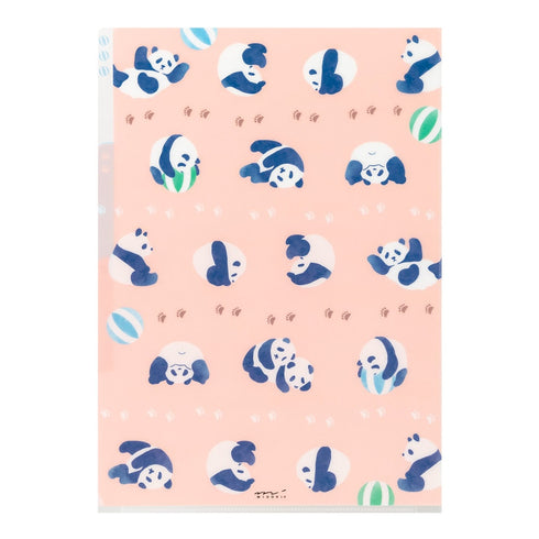 PANDA Midori A4 3 Pocket Clear Folder MD Folder Water Resistant Folder | 310mm X 221mm