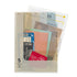 2 WAY BEIGE Midori A4 5 Pocket Clear Folder MD Folder Water Resistant Folder | 310mm X 221mm