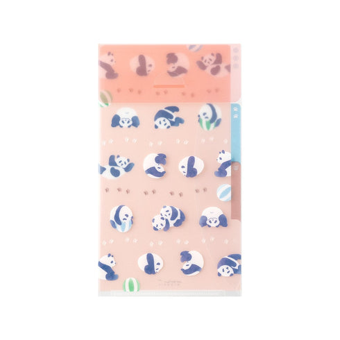 PANDA Midori A5 SLIM With Flap 3 Pocket Clear Folder MD Folder Water Resistant Folder | 221.5mm X 126mm