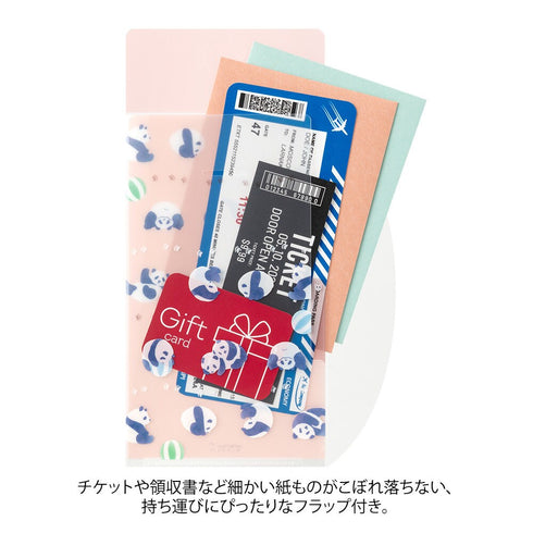 PANDA Midori A5 SLIM With Flap 3 Pocket Clear Folder MD Folder Water Resistant Folder | 221.5mm X 126mm