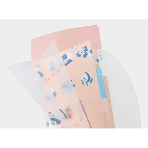 PANDA Midori A5 SLIM With Flap 3 Pocket Clear Folder MD Folder Water Resistant Folder | 221.5mm X 126mm
