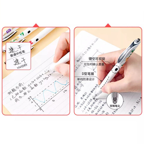 YEAR of the DRAGON Kokuyo Vividry Limited Edition Three Pen Set Retractable Gel Pen Color Ink | WSG-PR4M302-3S